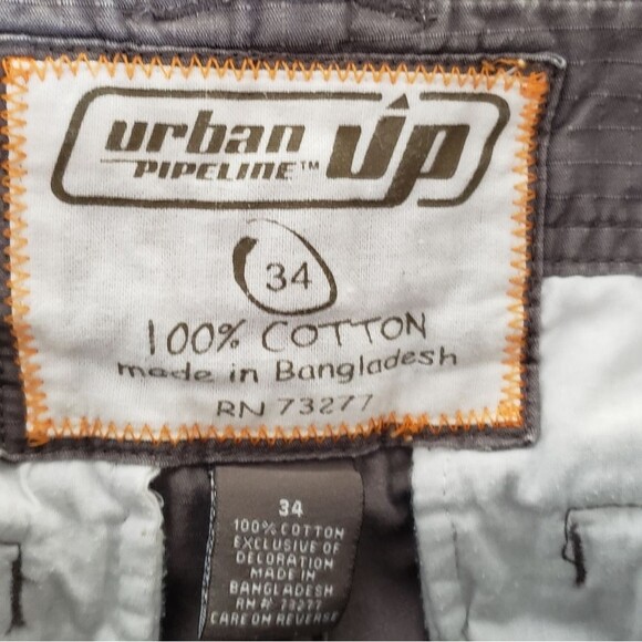 Urban Pipeline UP 100% Cotton Men's Shorts Size 34 - Picture 3 of 5